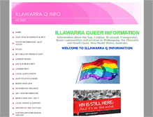 Tablet Screenshot of illawarraqinfo.com